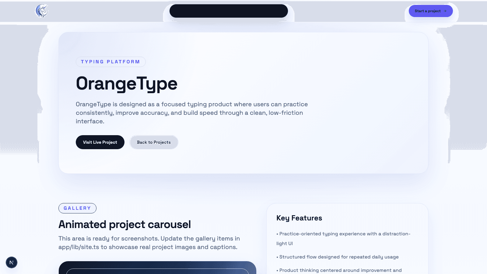 SaaS product preview